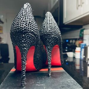 Used Black Stiletto Heels